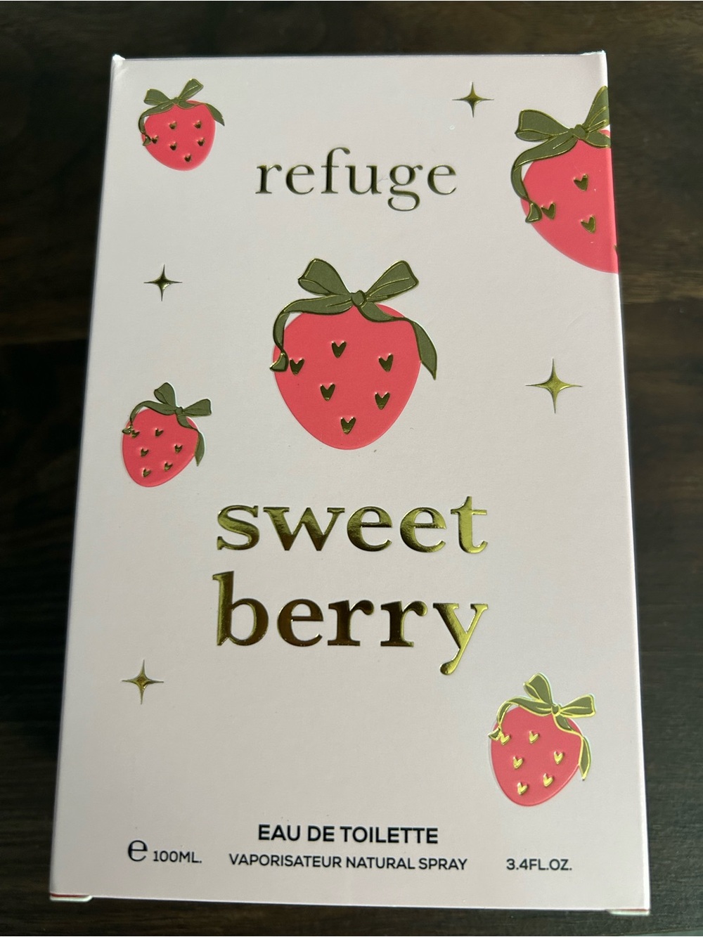 refuge Pink & Gold Strawberry sweet berry perfume